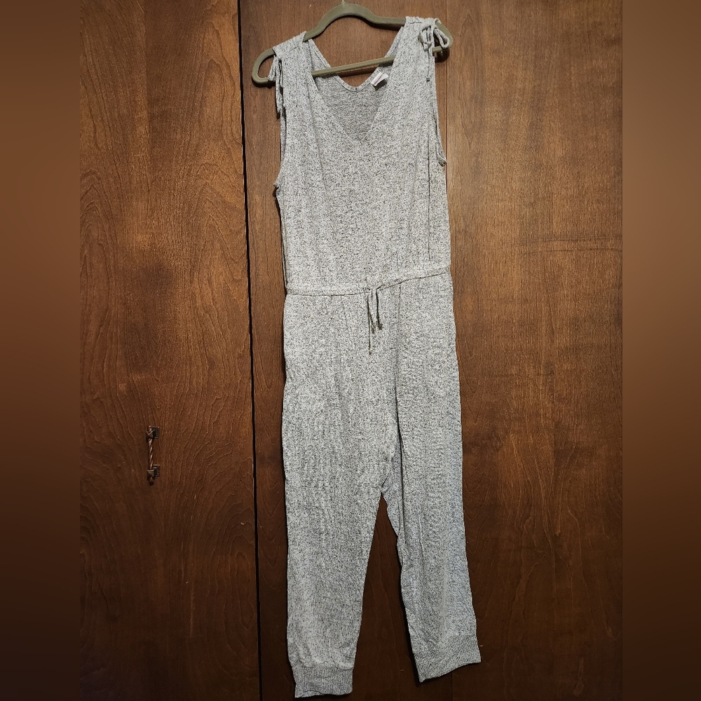 Stars Above Heather Gray Jumpsuit